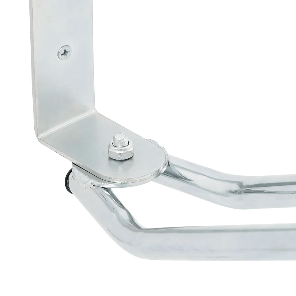 vidaXL Βάσεις Ποδηλάτων Επιτοίχιες 2 Τεμ. από Γαλβανισμένο Χάλυβα