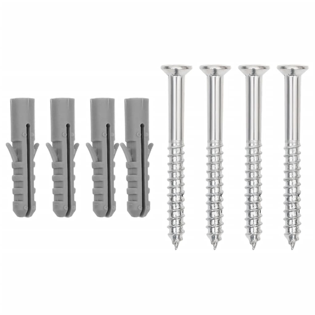 vidaXL Βάσεις Ποδηλάτων Επιτοίχιες 2 Τεμ. από Γαλβανισμένο Χάλυβα