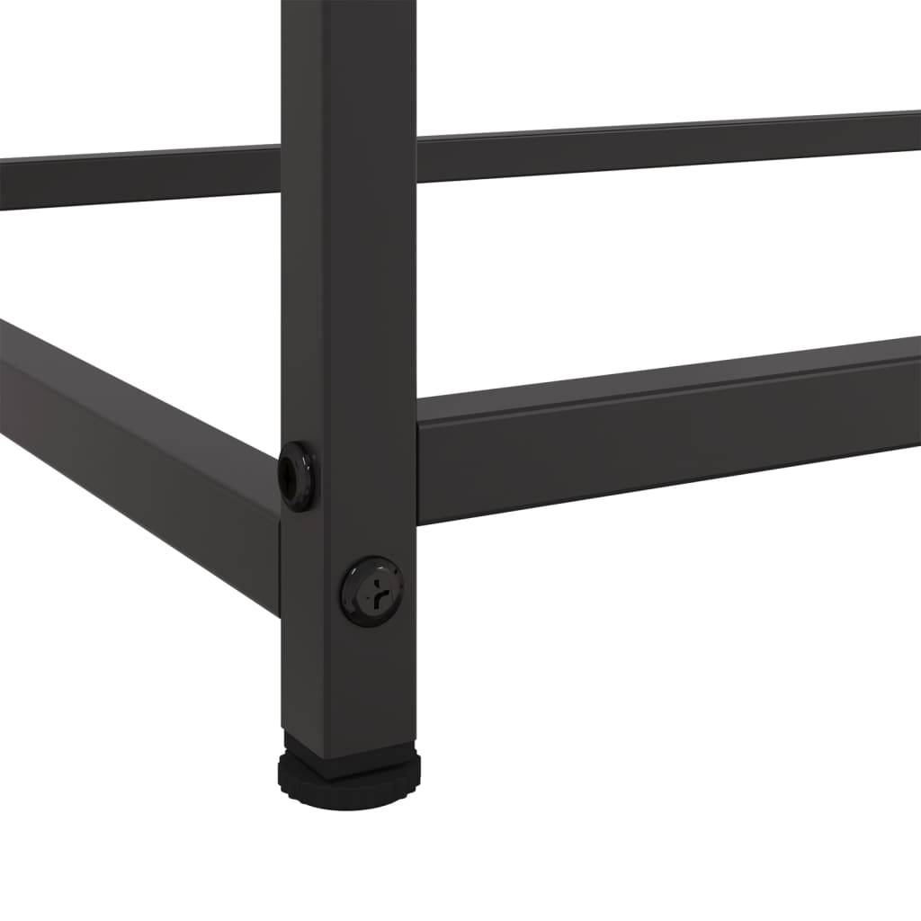 vidaXL Ντουλάπι Μαύρο 100,5x39x107 εκ. Ατσάλινο