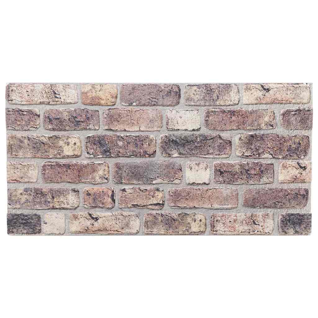 vidaXL Πάνελ Τοίχου 3D 10 τεμ. Σκούρο Καφέ 100 x 50 EPS