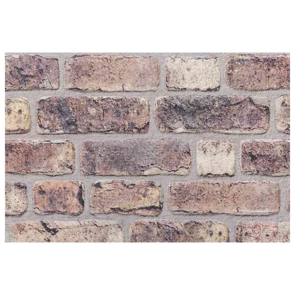 vidaXL Πάνελ Τοίχου 3D 10 τεμ. Σκούρο Καφέ 100 x 50 EPS