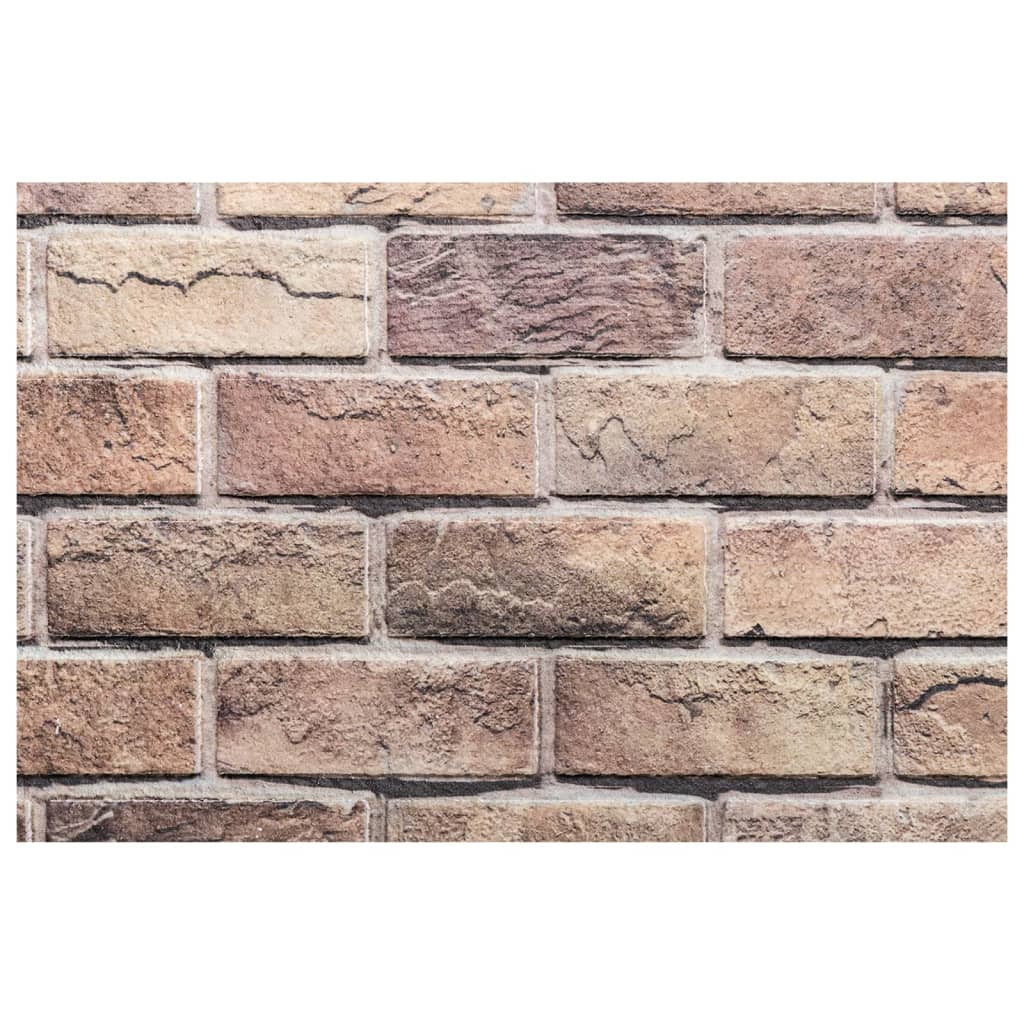 vidaXL Πάνελ Τοίχου 3D 10 τεμ. Καφέ 100 x 50 EPS