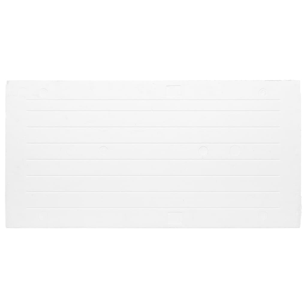 vidaXL Πάνελ Τοίχου 3D 10 τεμ. Ανοιχτό Γκρι 100 x 50 EPS