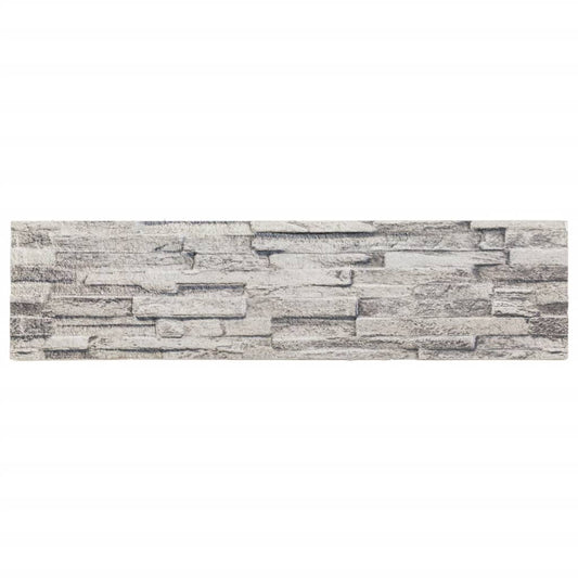 vidaXL Πάνελ Τοίχου 3D 14 τεμ. Ανοιχτό Γκρι 100 x 25 EPS