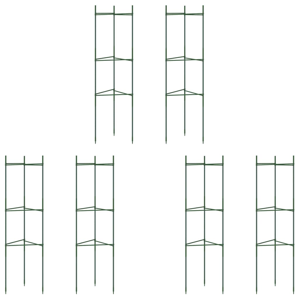 vidaXL Κλουβιά για Ντομάτες 6 τεμ. 116 εκ. Ατσάλι και Πολυπροπυλένιο