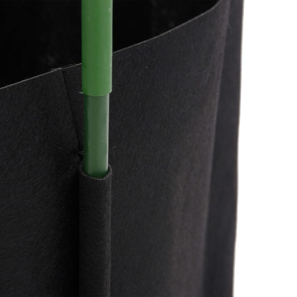 vidaXL Κλουβιά για Ντομάτες με Θήκη Φυτών 8 Τεμ. 116 εκ. Ατσάλι και PP