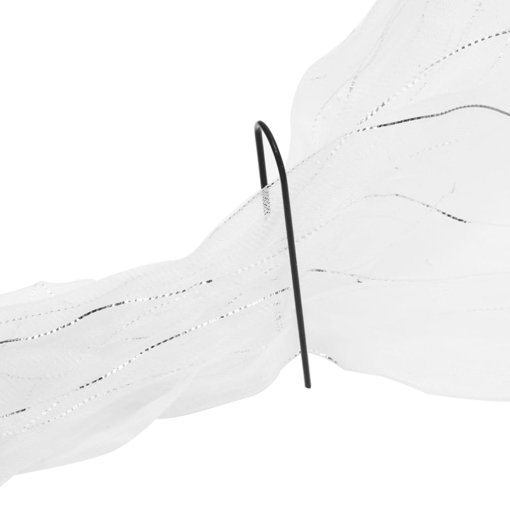 vidaXL Τούνελ Καλλιέργ. Λαχαν. με Δίχτυ 2 τεμ. 1,5x5μ. Υαλοβάμβακας/PP