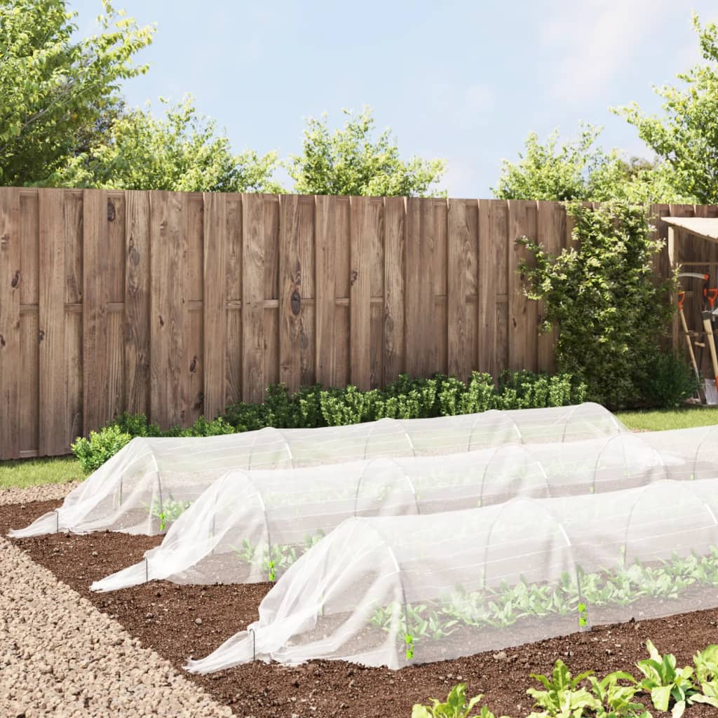 vidaXL Τούνελ Καλλιέργ. Λαχαν. με Δίχτυ 3 τεμ. 1,5x5μ. Υαλοβάμβακας/PP