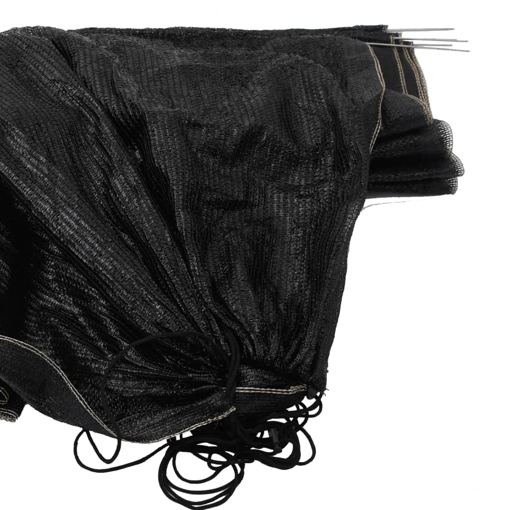 vidaXL Τούνελ Καλλιέρ. με Δίχτυ 3 τεμ. Μαύρα Χάλυβας/PE