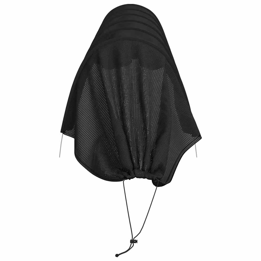 vidaXL Τούνελ Καλλιέρ. με Δίχτυ 4 τεμ. Μαύρα Χάλυβας/PE