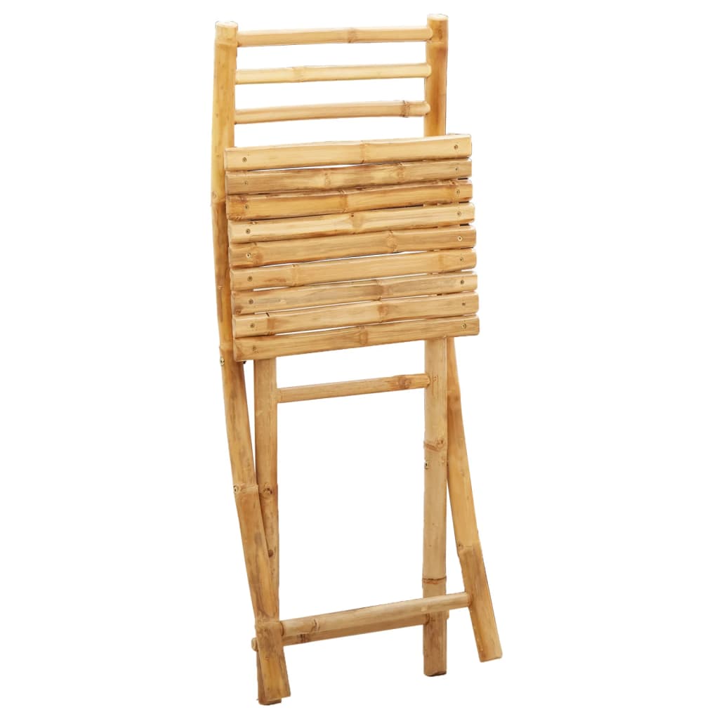vidaXL Καρέκλες Κήπου Πτυσσόμενες 2 τεμ. 43x54x88 εκ. από Μπαμπού