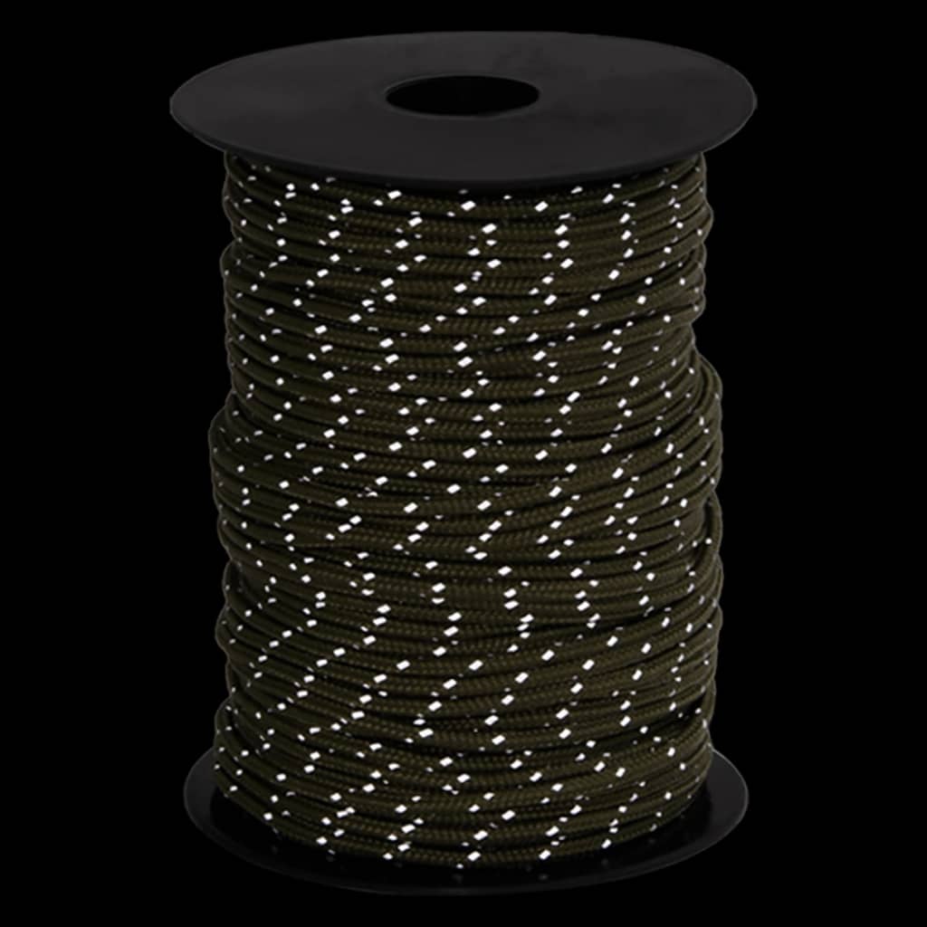 vidaXL Σχοινί με Εντατήρες Σκηνής με Ανακλ. Ταινίες/Κλειδιά 50 μ 3 χιλ