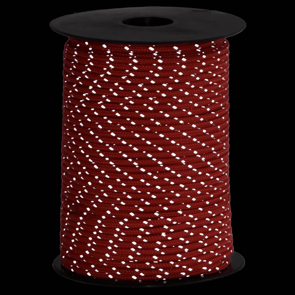 vidaXL Σχοινί με Εντατήρες Σκηνής με Ανακλ. Ταινίες/Κλειδιά 50 μ 3 χιλ