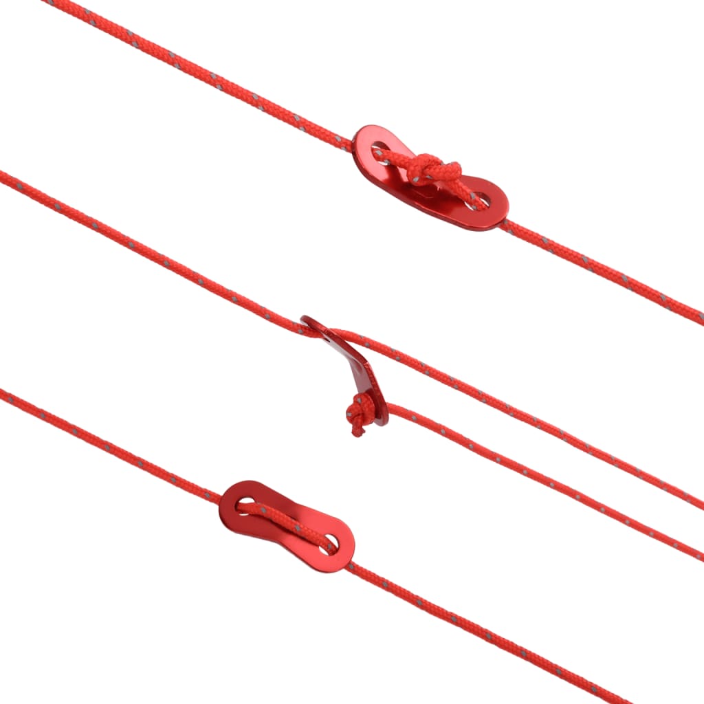 vidaXL Σχοινί με Εντατήρες Σκηνής με Ανακλ. Ταινίες/Κλειδιά 50 μ 3 χιλ