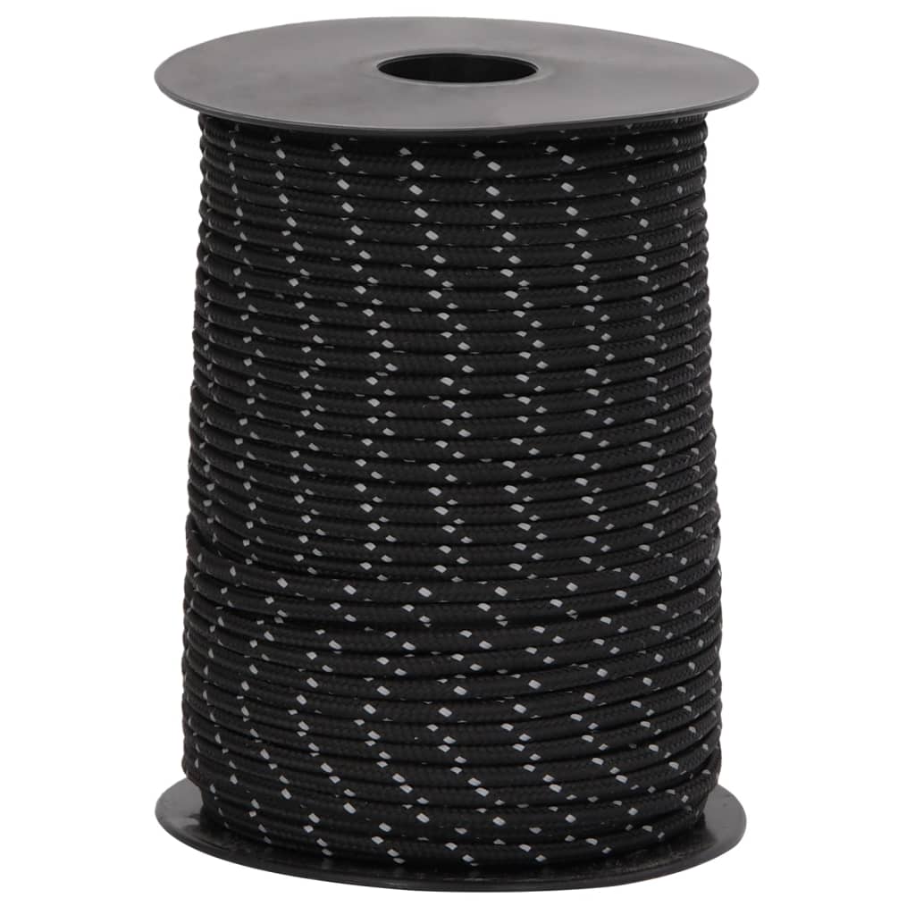 vidaXL Σχοινί με Εντατήρες Σκηνής με Ανακλ. Ταινίες/Κλειδιά 50 μ 3 χιλ