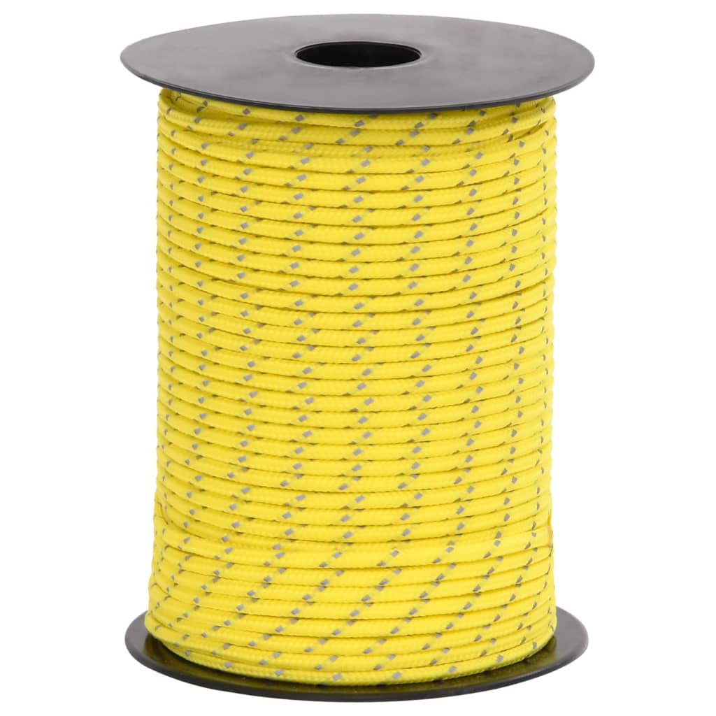 vidaXL Σχοινί με Εντατήρες Σκηνής με Ανακλ. Ταινίες/Κλειδιά 50 μ 3 χιλ