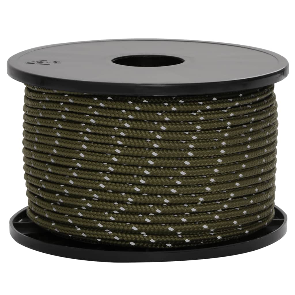 vidaXL Σχοινί με Εντατήρες Σκηνής με Ανακλ. Ταινίες/Κλειδιά 50 μ 5 χιλ