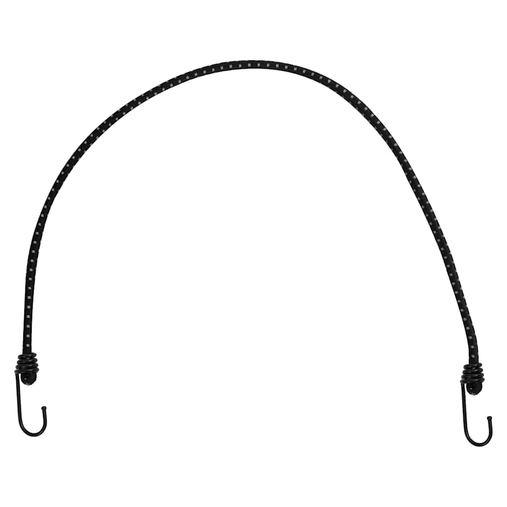 vidaXL Κορδόνια Ελαστικά Bungee με Γάντζο/Ανακλ. Ταινίες 25 τεμ 88 εκ.
