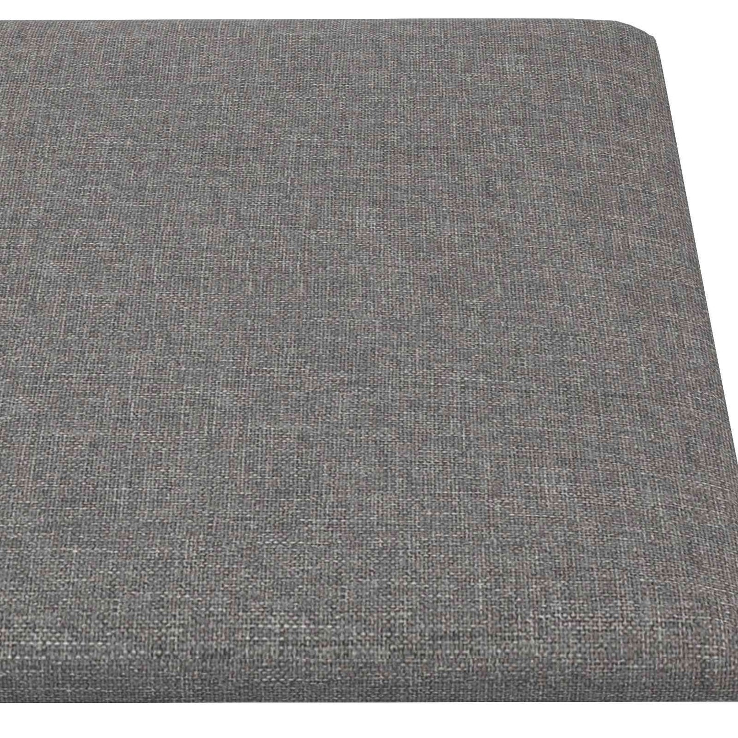 vidaXL Κεφαλάρι Τοίχου 12 pcs Ανοιχτό γκρι 30 x 15 cm ύφασμα