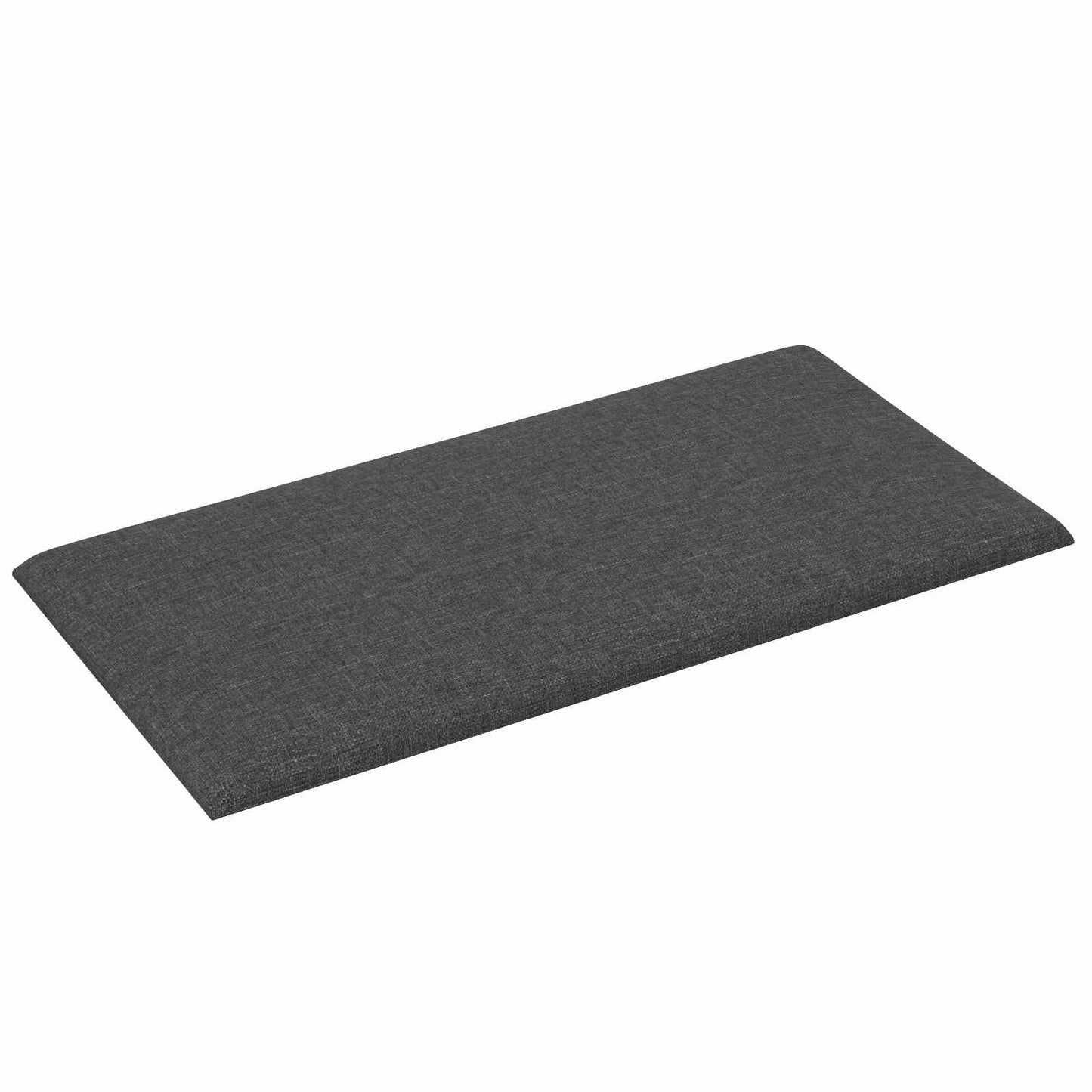 vidaXL Κεφαλάρι Τοίχου 12 pcs Σκούρο Γκρι 30 x 15 cm ύφασμα