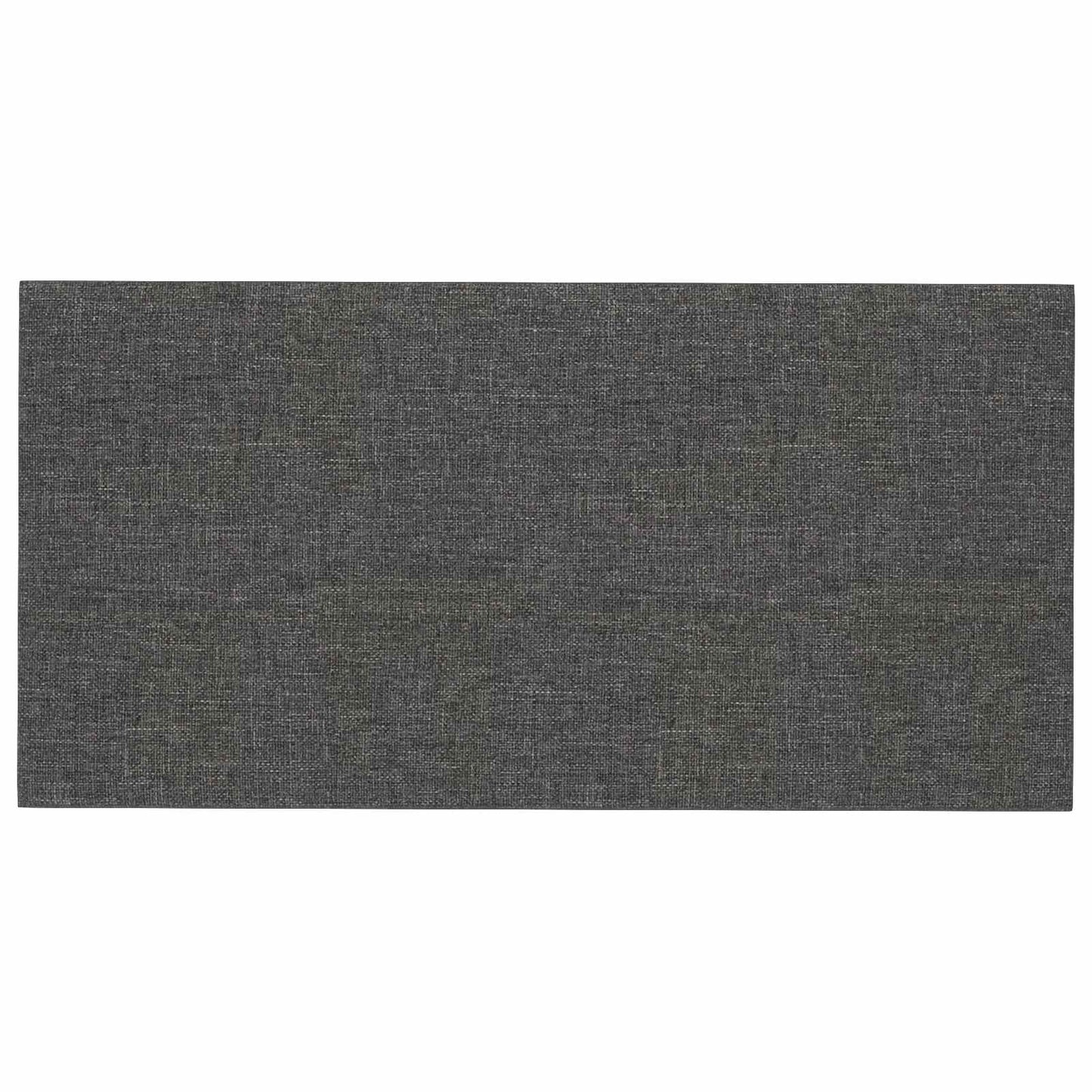 vidaXL Κεφαλάρι Τοίχου 12 pcs Σκούρο Γκρι 30 x 15 cm ύφασμα