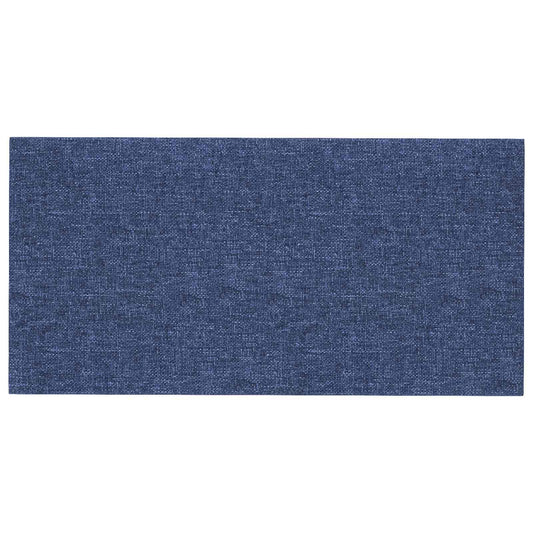 vidaXL Κεφαλάρι Τοίχου 12 pcs 30 x 15 cm Μπλε ύφασμα