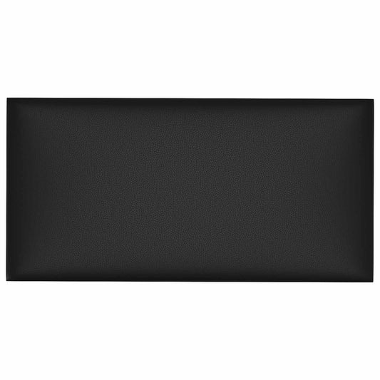 vidaXL Κεφαλάρι Τοίχου 12 pcs Μαύρο 30 x 15 cm ύφασμα