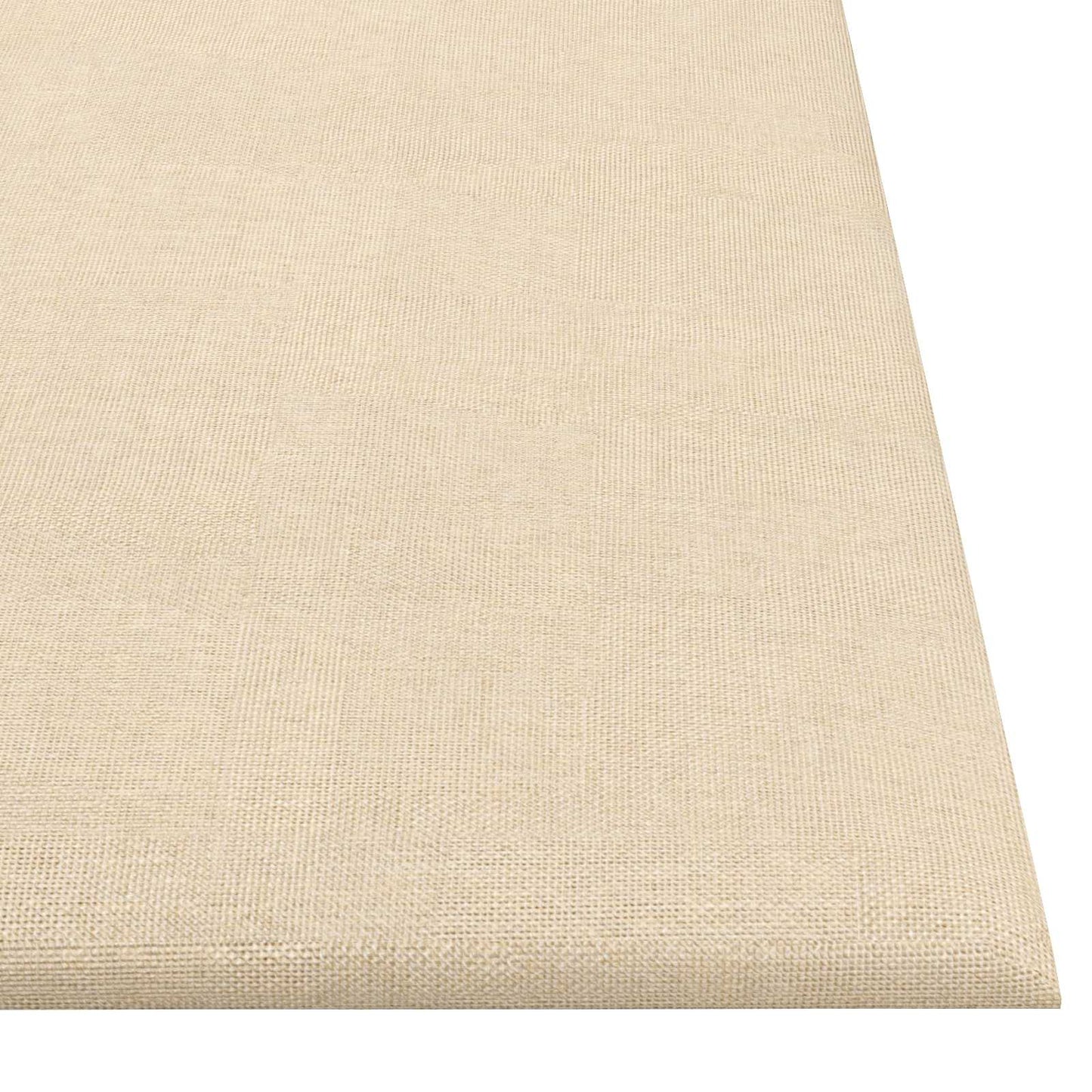 vidaXL Κεφαλάρι Τοίχου 12 pcs Κρεμ 30 x 30 cm ύφασμα