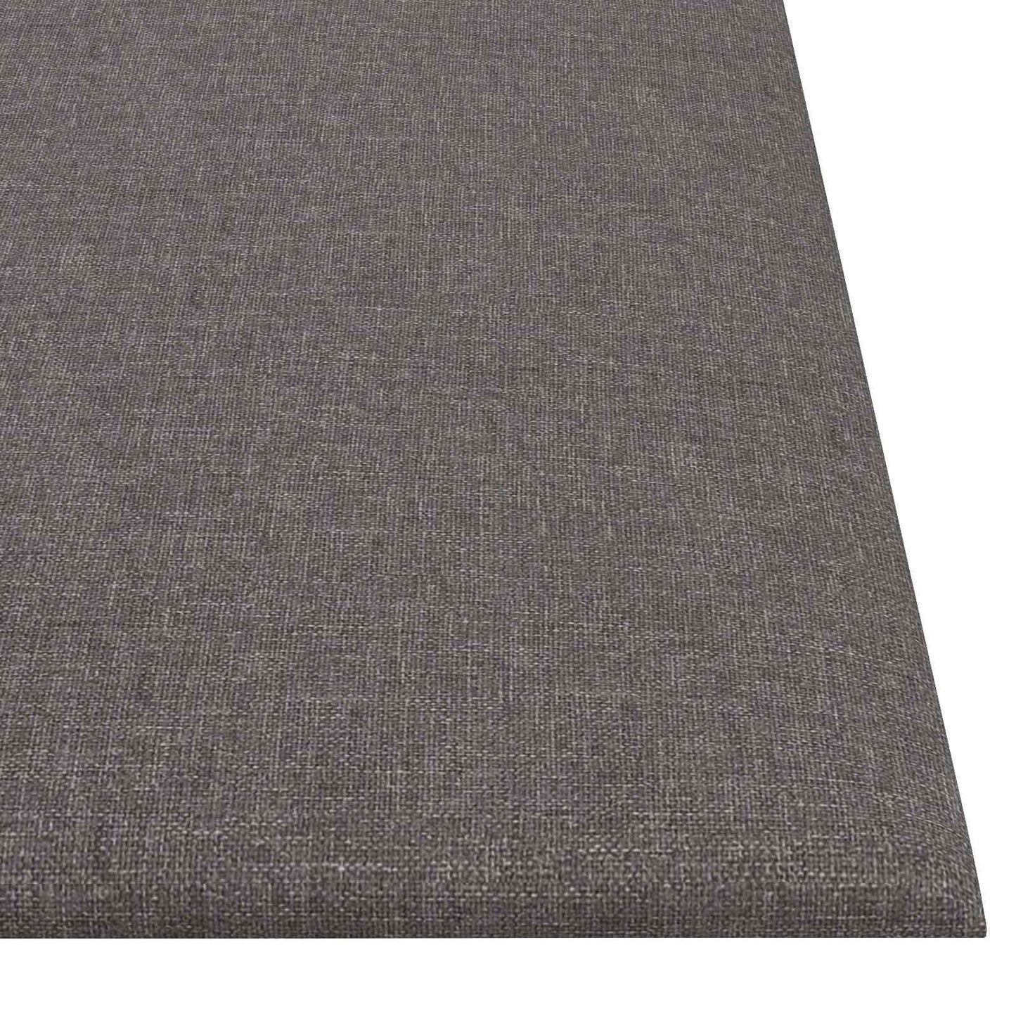 vidaXL Κεφαλάρι Τοίχου 12 pcs Ανοιχτό γκρι 30 x 30 cm ύφασμα