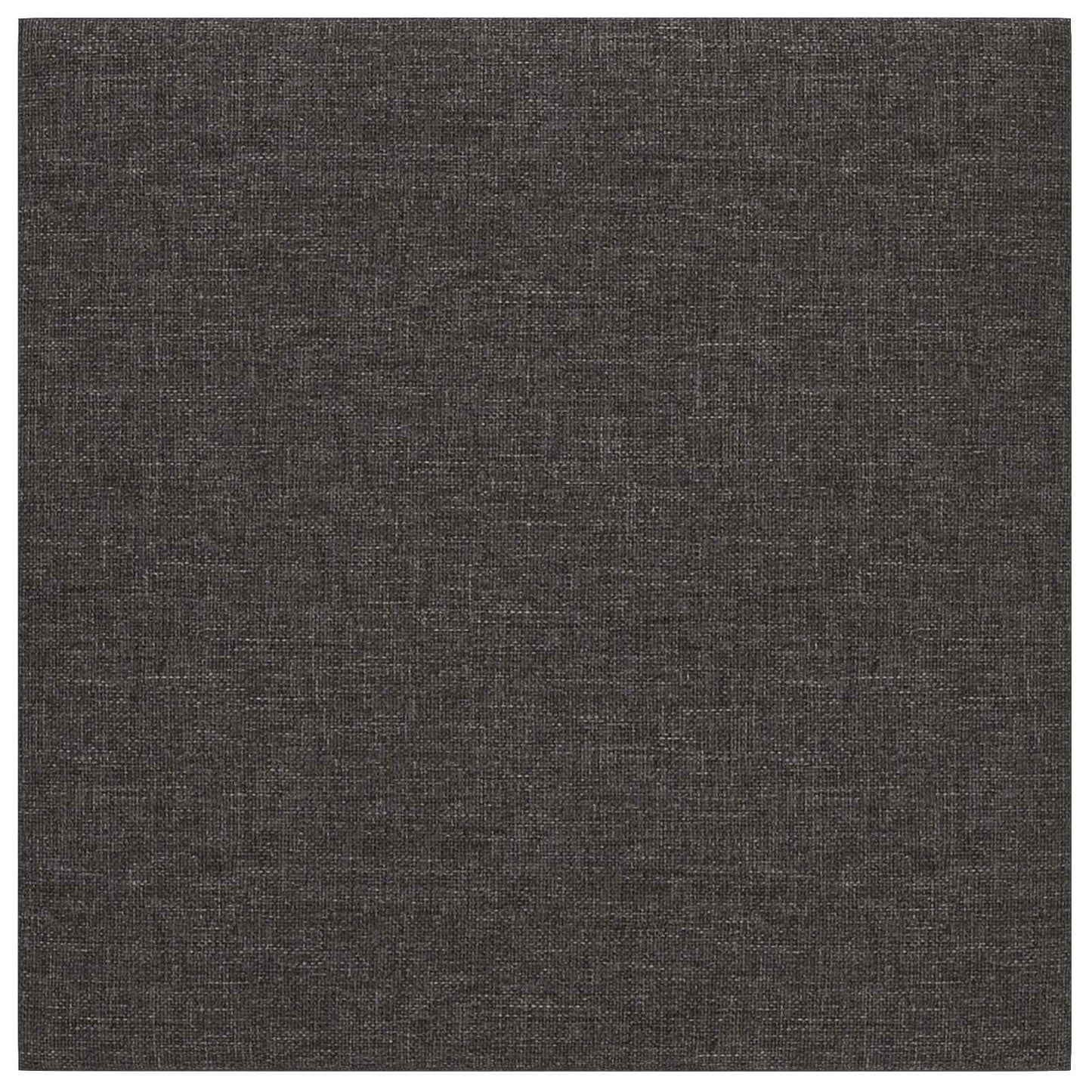 vidaXL Κεφαλάρι Τοίχου 12 pcs Σκούρο Γκρι 30 x 30 cm ύφασμα