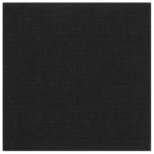 vidaXL Κεφαλάρι Τοίχου 12 pcs Μαύρο 30 x 30 cm ύφασμα