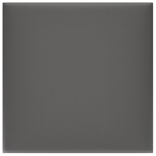 vidaXL Κεφαλάρι Τοίχου 12 pcs 30 x 30 cm Γκρι ύφασμα