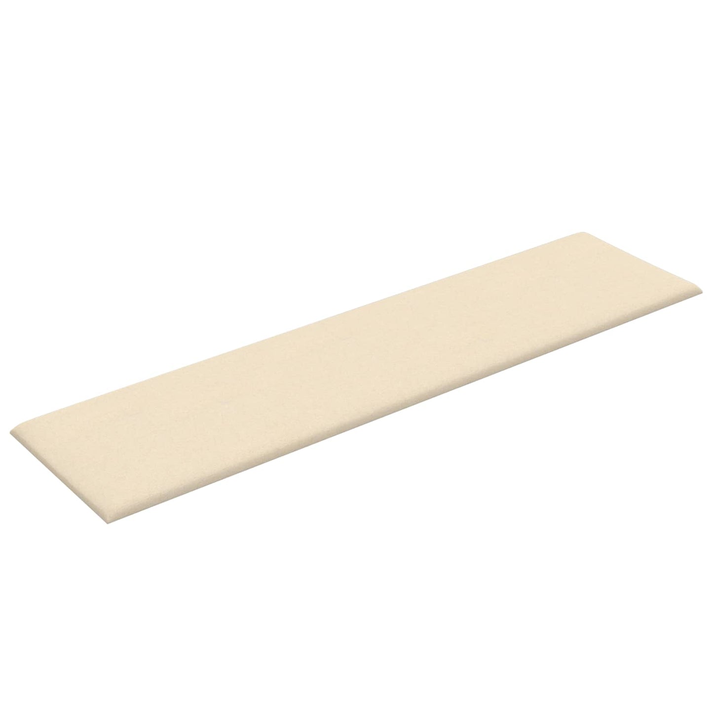 vidaXL Κεφαλάρι Τοίχου 12 pcs Κρεμ 60 x 15 cm ύφασμα