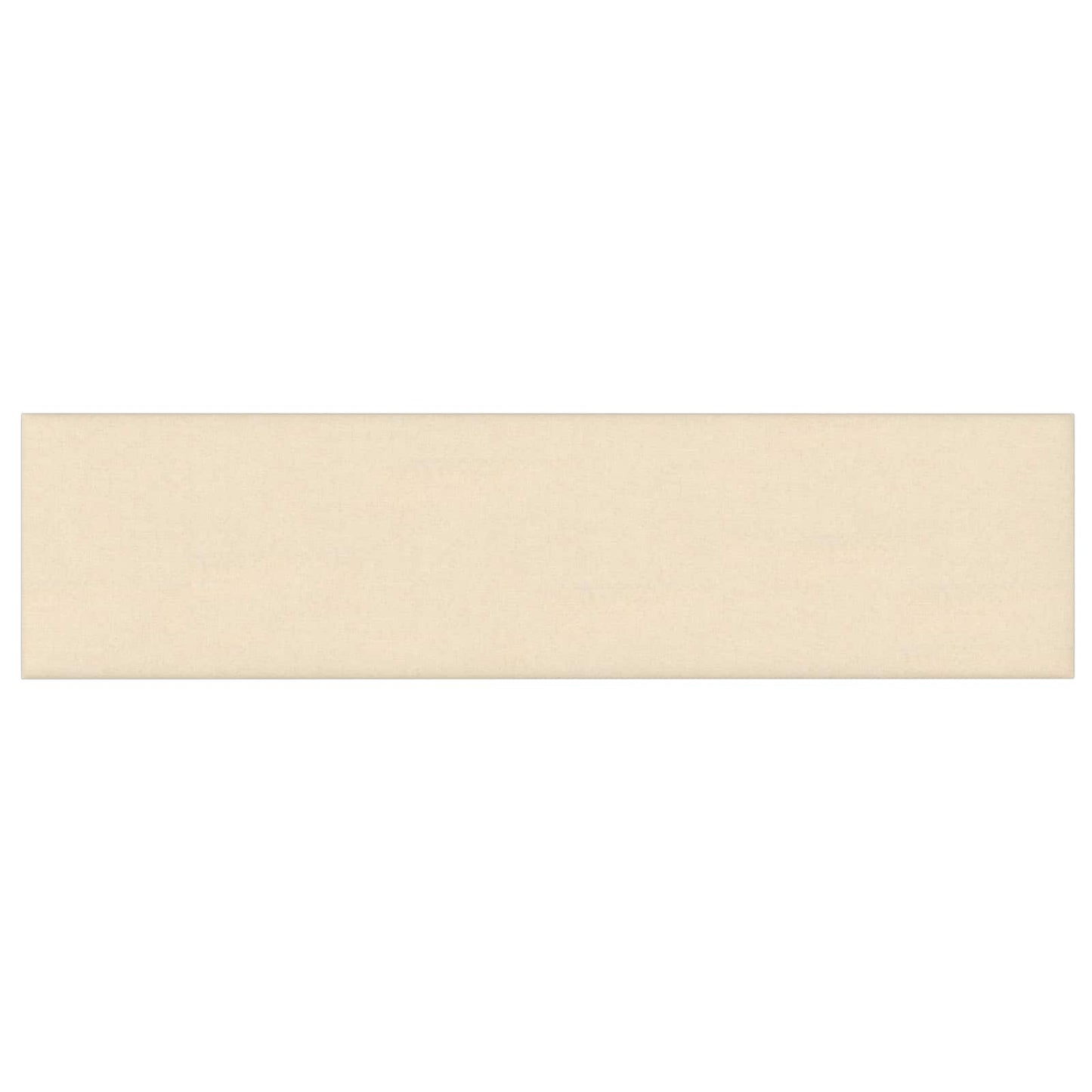 vidaXL Κεφαλάρι Τοίχου 12 pcs Κρεμ 60 x 15 cm ύφασμα