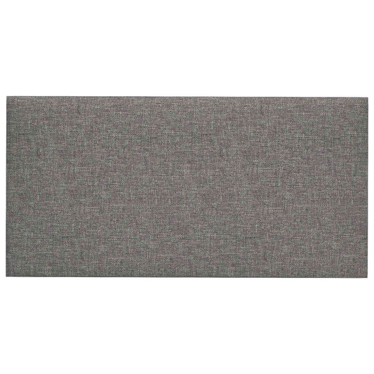 vidaXL Κεφαλάρι Τοίχου 12 pcs Ανοιχτό γκρι 60 x 30 cm ύφασμα