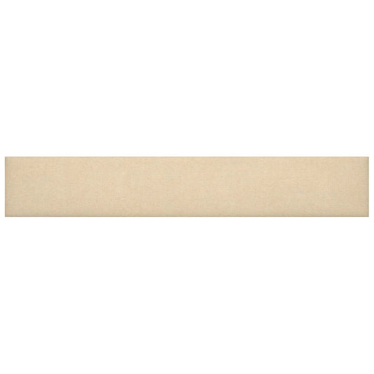 vidaXL Κεφαλάρι Τοίχου 12 pcs Κρεμ 90 x 15 cm ύφασμα