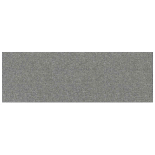 vidaXL Κεφαλάρι Τοίχου 12 pcs Ανοιχτό γκρι 90 x 30 cm ύφασμα