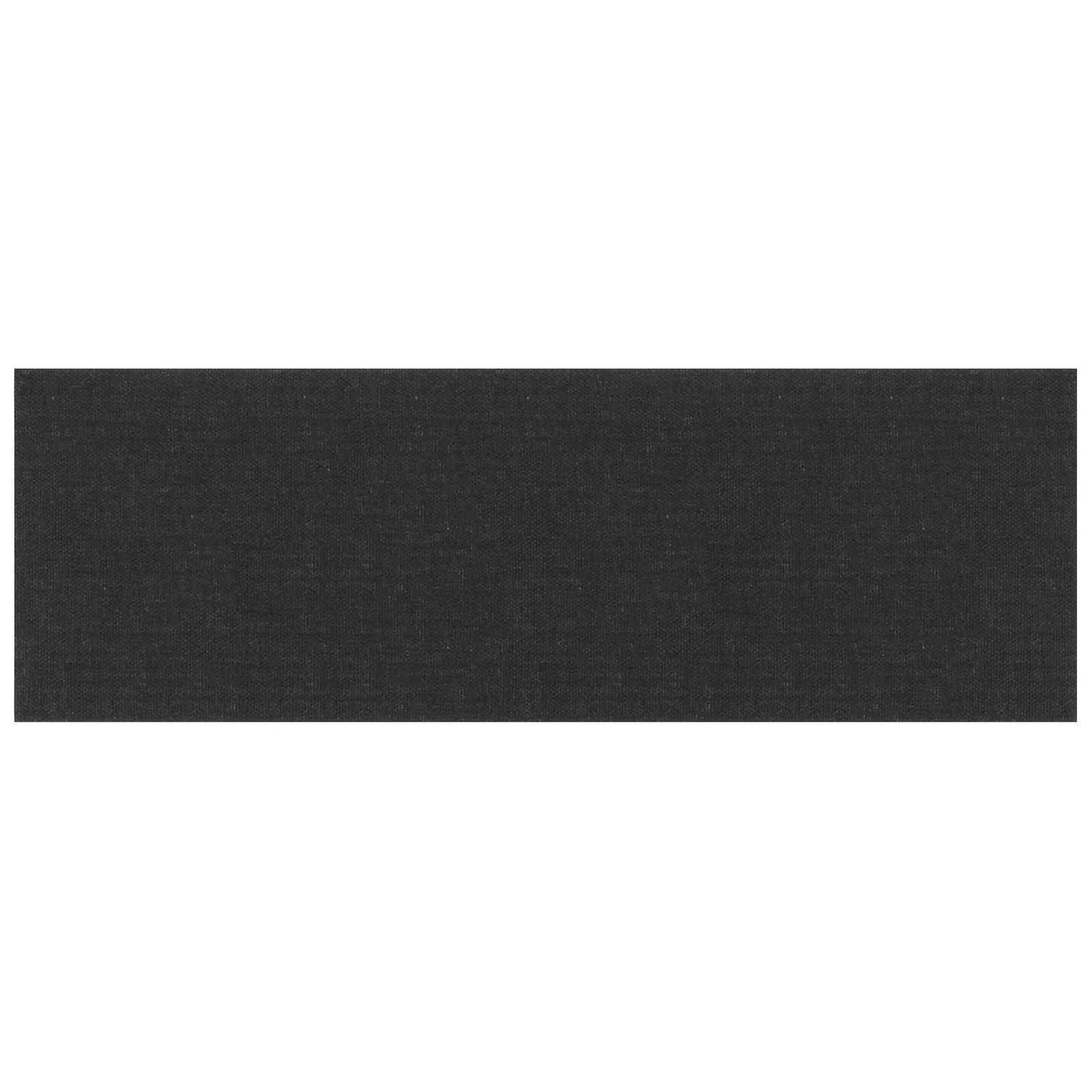 vidaXL Κεφαλάρι Τοίχου 12 pcs Μαύρο 90 x 30 cm ύφασμα