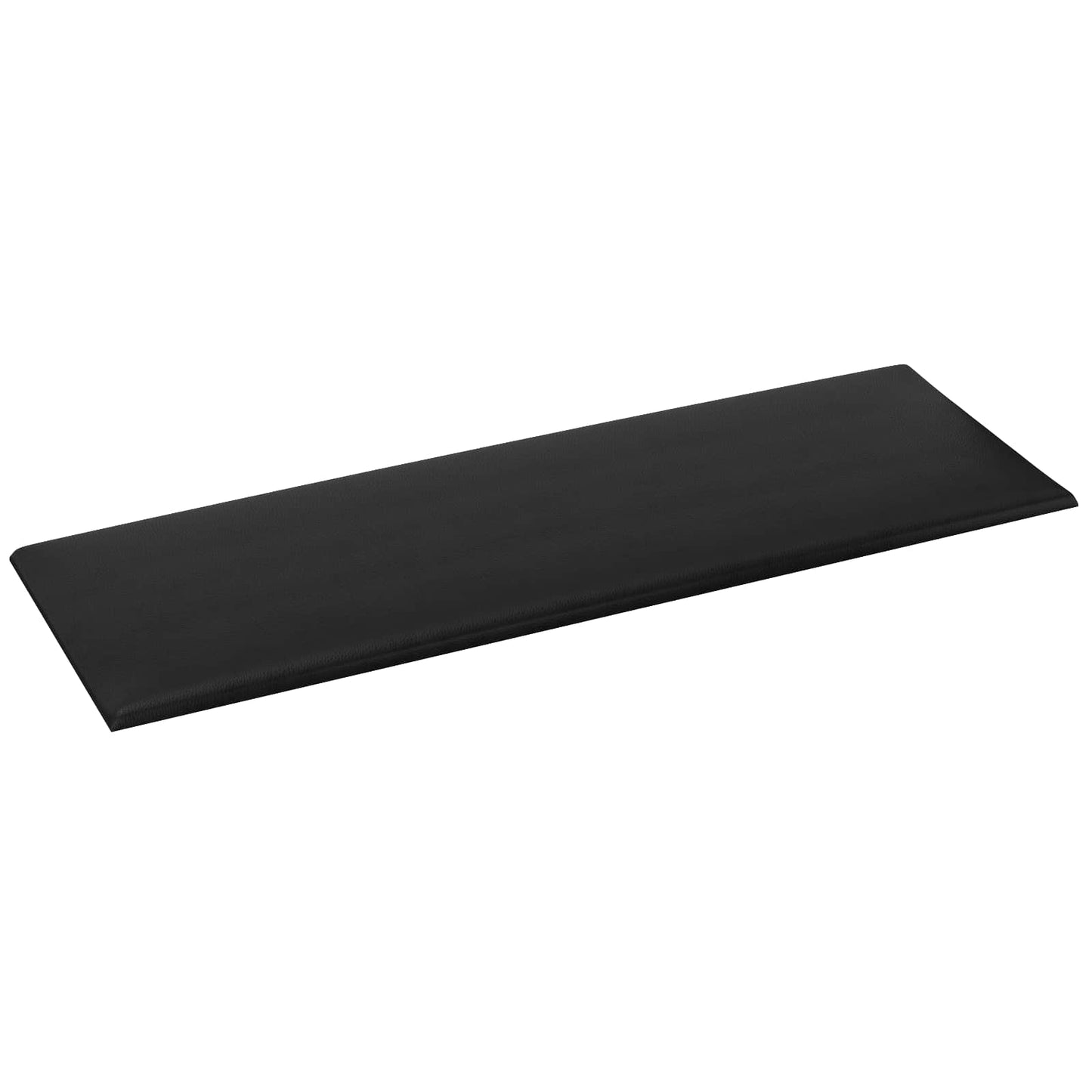 vidaXL Κεφαλάρι Τοίχου 12 pcs 90 x 30 cm Μαύρο ύφασμα