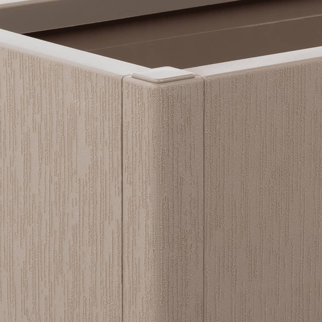 vidaXL Ζαρντινιέρα Κήπου Ανοιχτό Καφέ 80x36x35 εκ. Πολυπροπυλένιο