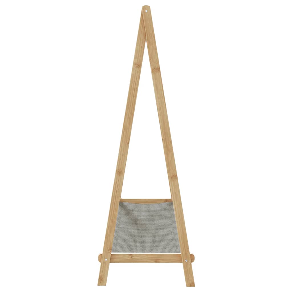 vidaXL Κρεμάστρα Ρούχων με Ράφια 106x34x102 εκ. Μπαμπού