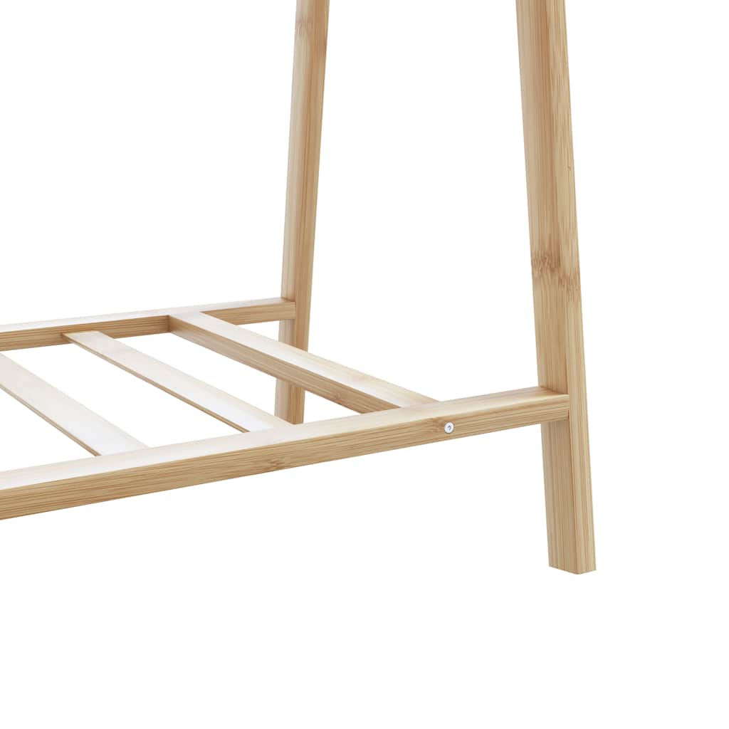 vidaXL Κρεμάστρα Ρούχων με Ράφια 96x45,5x150,5 εκ. Μπαμπού