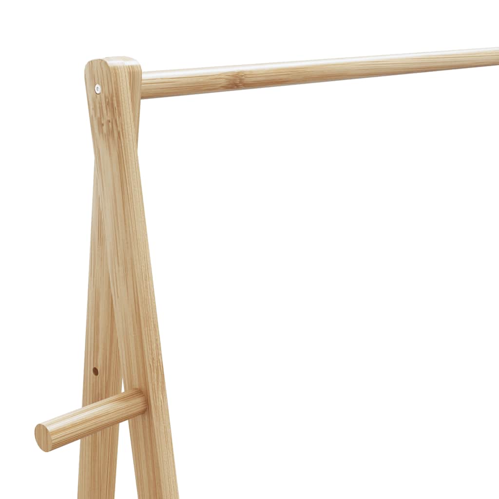 vidaXL Κρεμάστρα Ρούχων με Ράφια 96x45,5x150,5 εκ. Μπαμπού