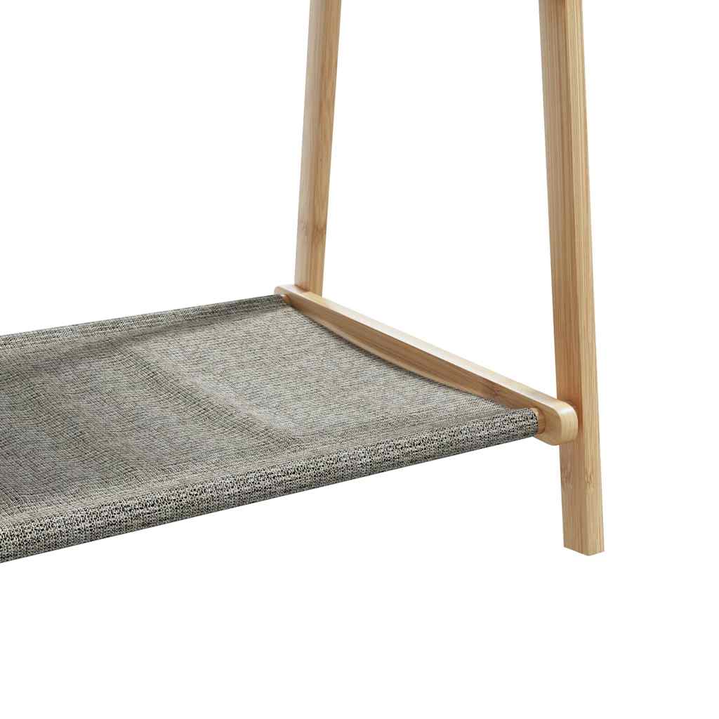 vidaXL Κρεμάστρα Ρούχων με Ράφια 96x45,5x150,5 εκ. Μπαμπού