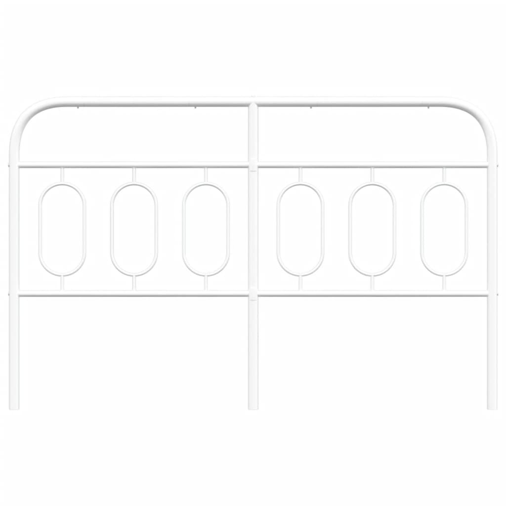 vidaXL Κεφαλάρι Λευκό 150 εκ. Μεταλλικό