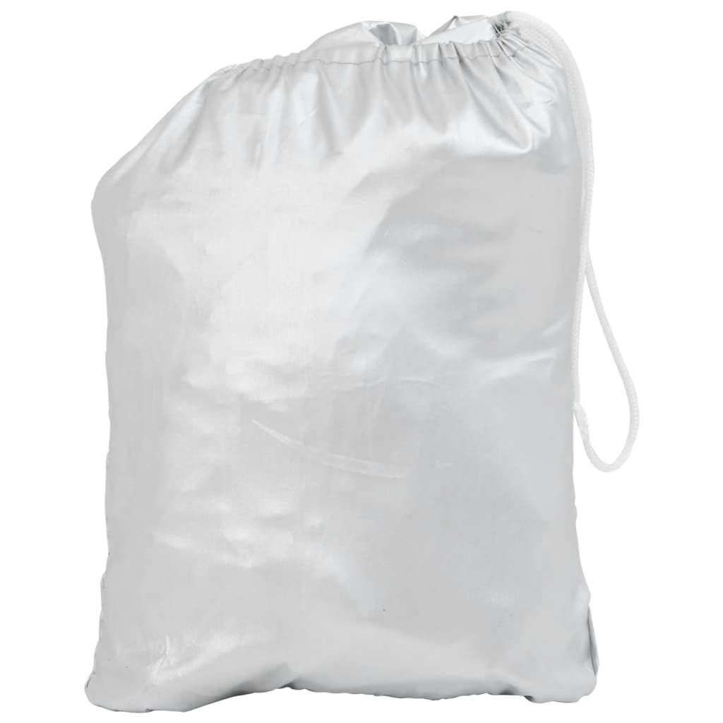 vidaXL Ημικουκούλα Αυτοκινήτου με Γάντζους Ασημί L