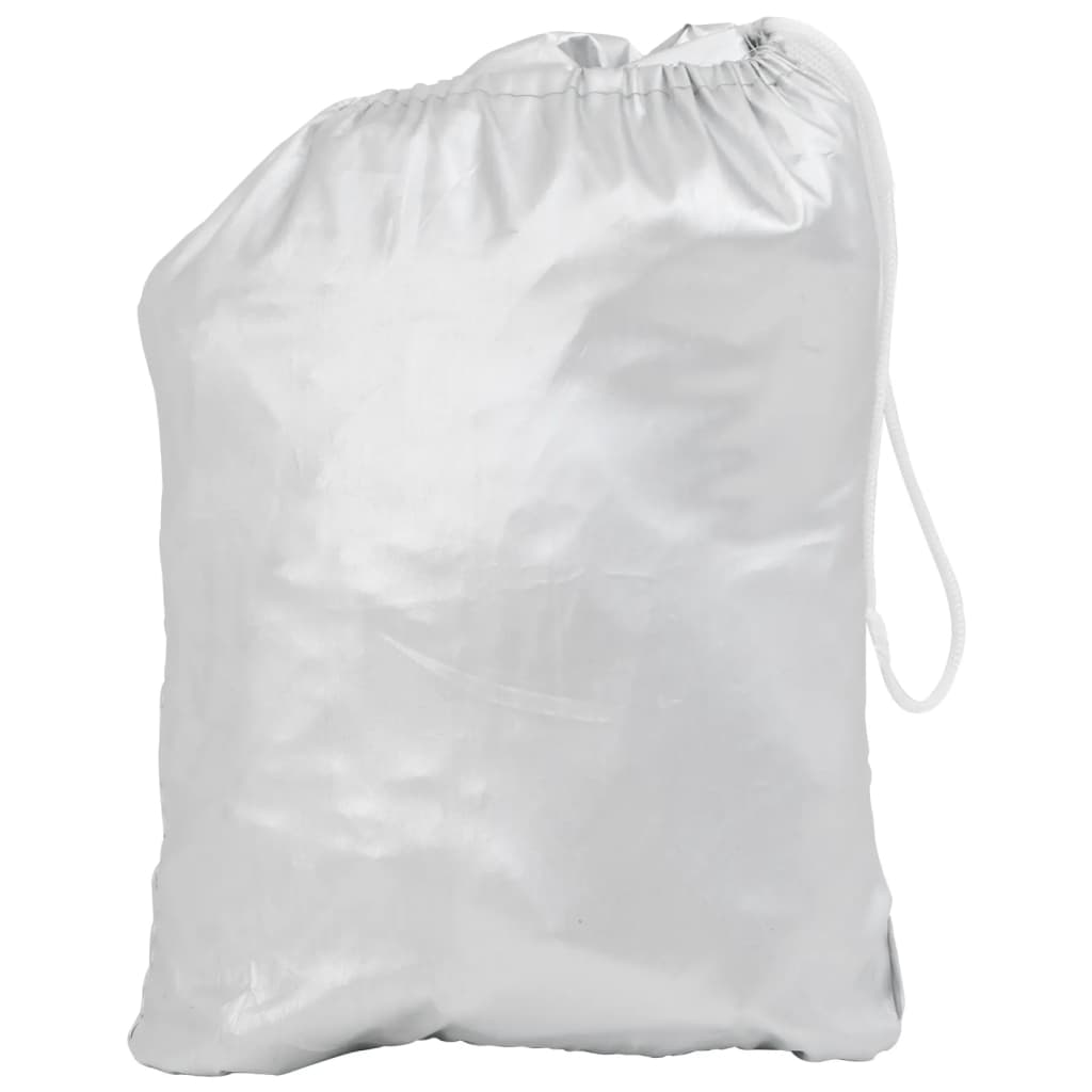 vidaXL Ημικουκούλα Αυτοκινήτου με Γάντζους Ασημί XL