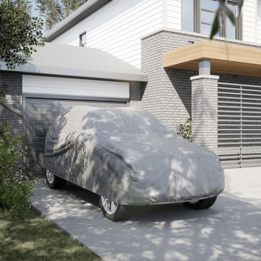 vidaXL Κουκούλα Αυτοκινήτου για SUV Γκρι Μ από Ύφασμα Non Woven