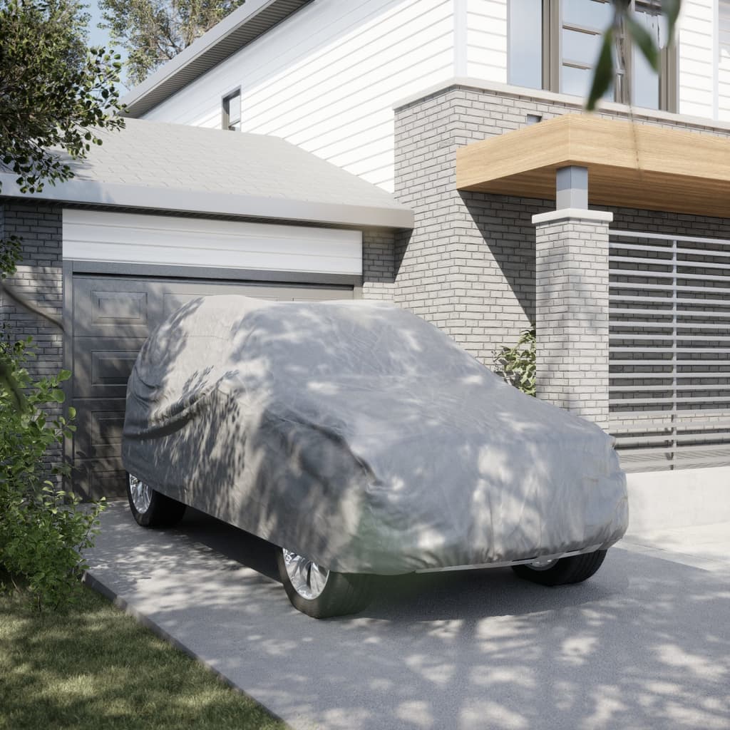 vidaXL Κουκούλα Αυτοκινήτου για SUV Γκρι L από Ύφασμα Non Woven