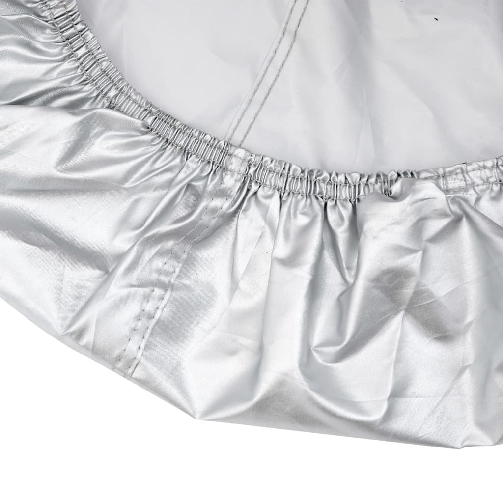 vidaXL Κουκούλα Αυτοκινήτου Sedan Προστασίας από Χαλάζι Γκρι/Ασημί M